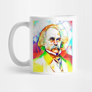 Nathaniel Hawthorne Colourful Portrait | Nathaniel Hawthorne Artwork 11 Mug